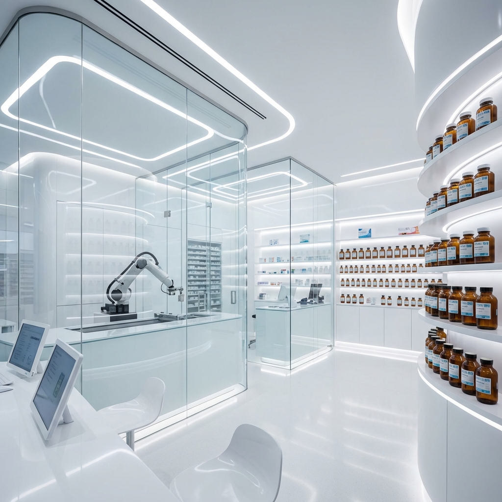 Modern Pharmacy Interior